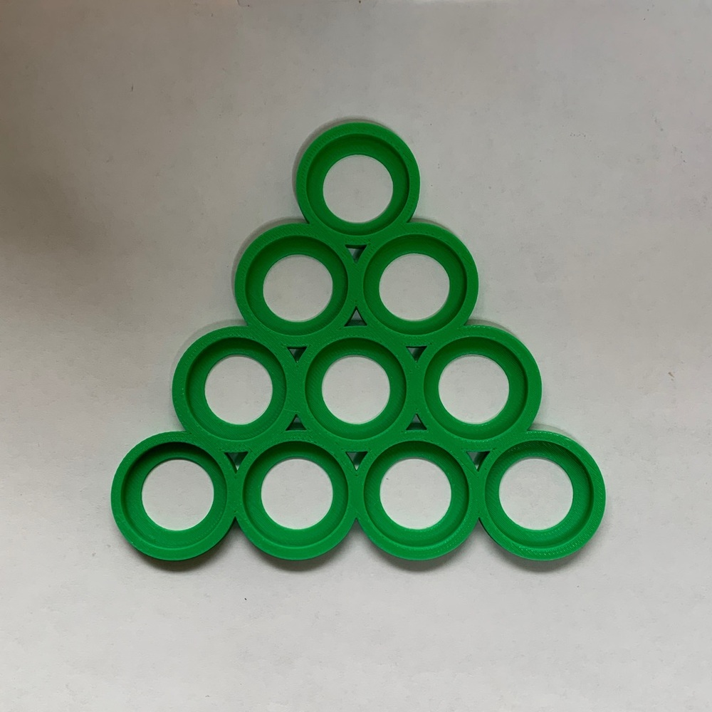 25mm Green Arrow Cloud Movement Trays for 10 units